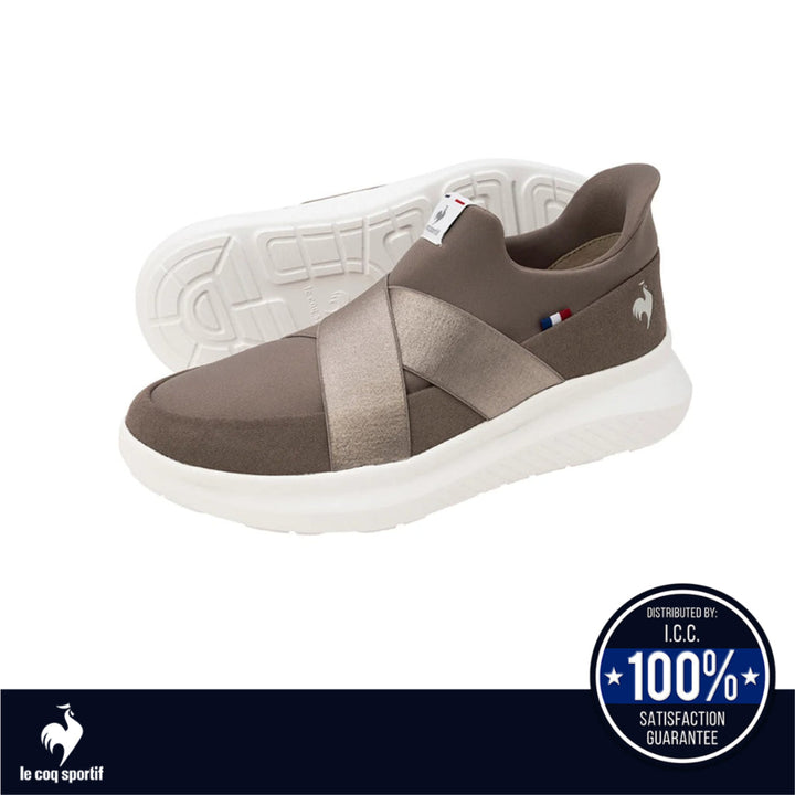 le coq sportif รองเท้าผู้หญิงรุ่น LCS MARNE DBSP SI สีเทา (รองเท้าผ้าใบแฟชั่น,สลิปออน,ผ้าใบผู้หญิง) ICCSHOPPING