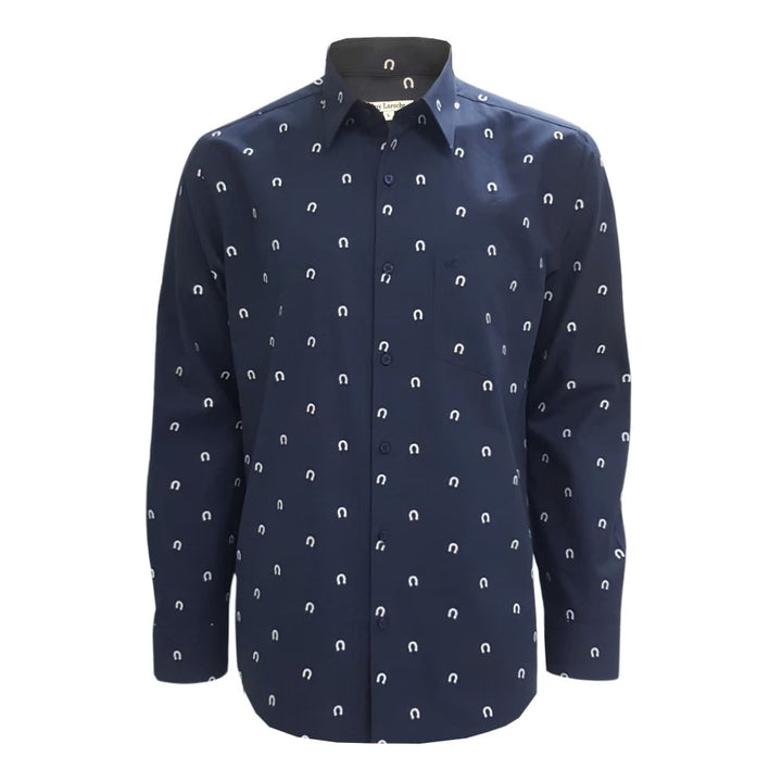 Guy Laroche เสื้อเชิ้ตทำงานแขนยาวทรง SLIM FIT  เนื้อผ้า100% Cotton 