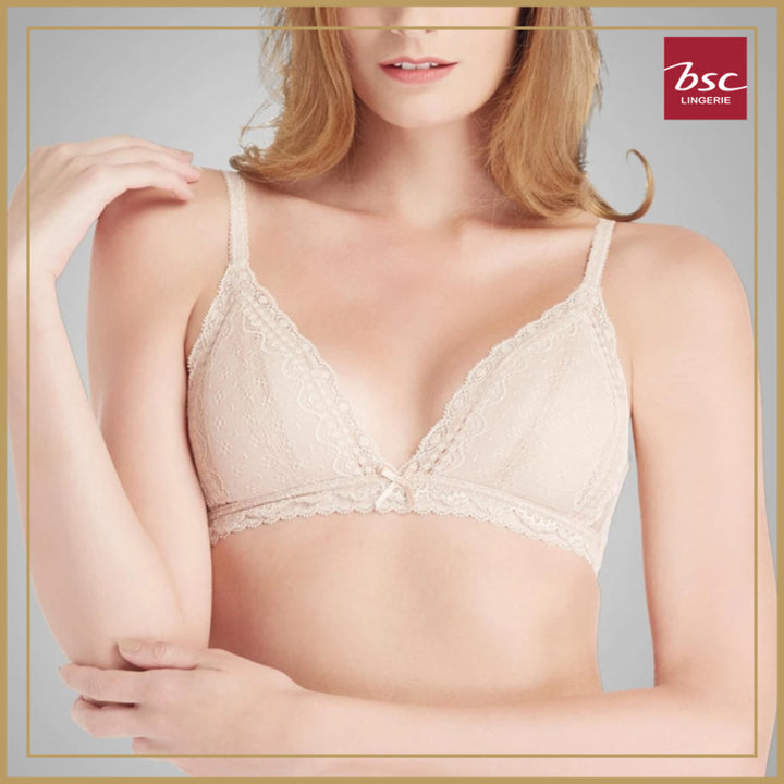 BSC Lingerie ชุดชั้นในลูกไม้เซ็กซี่ รูปแบบบราไม่มีโครง รุ่น BB3320_R25