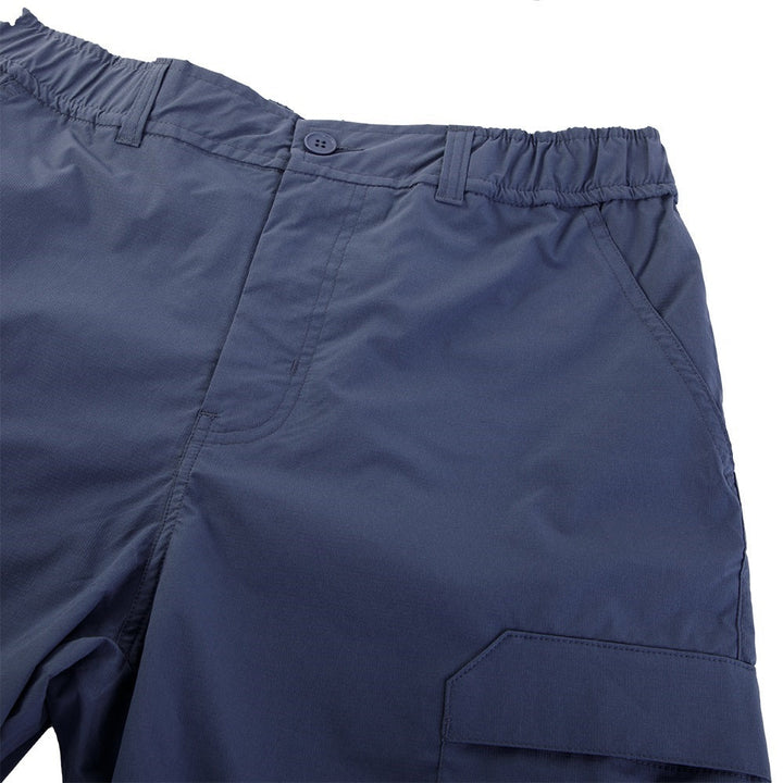 ELLE HOMME กางเกงขาสั้นคาร์โก้ ผ้า polyester เอวยางยืดมีกระดุม มีซิป มี3สีให้เลือก รุ่น W8L276 ICCSHOPPING