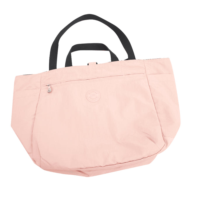 St.Andrews กระเป๋าสะพานข้าง ทรง Shopping bag รุ่น SSH1015 - สีชมพู/ดำ 