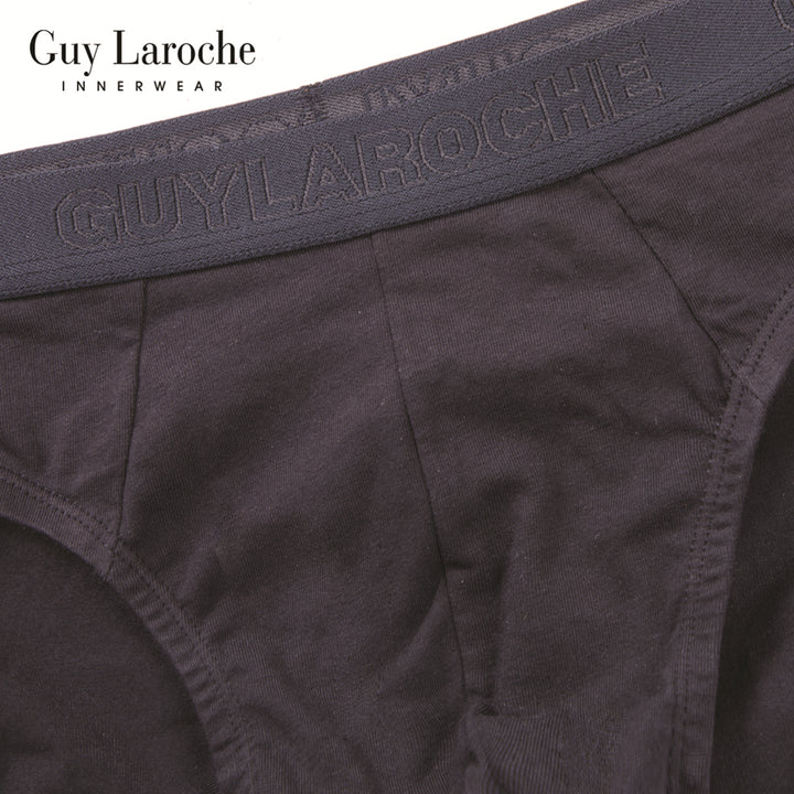 Guy Laroche กางเกงในชาย สัมผัสนุ่ม กระชับ สวมใส่สบาย แพ็ค 2 ตัว สีดำ รุ่น JUS4501R5BL 