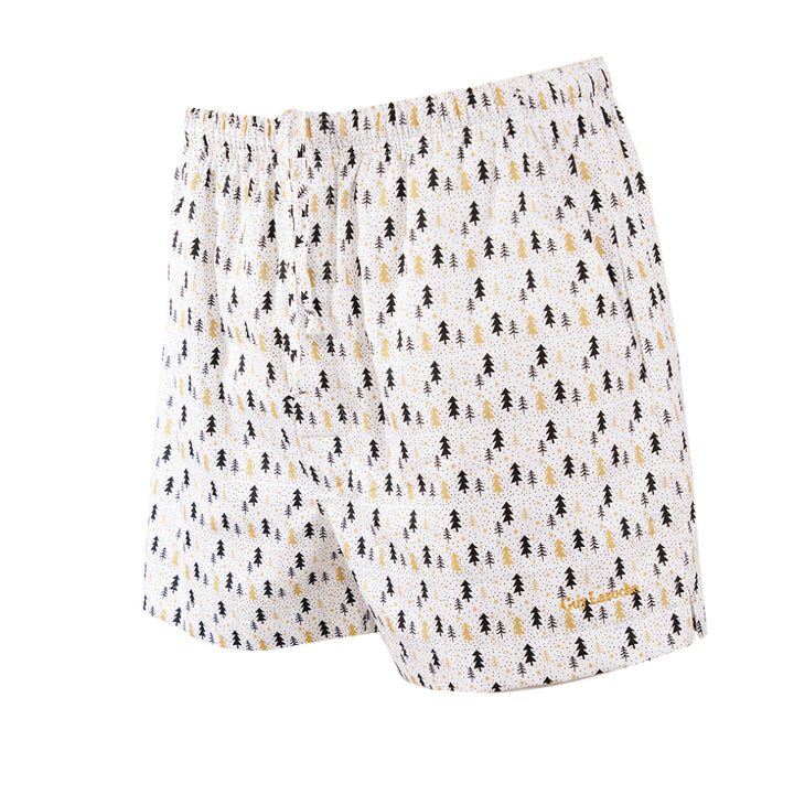 Guy Laroche กางเกงขาสั้น เหนือเข่า Cotton Sateen สัมผัสนุ่ม บางเบา สวมใส่สบาย สีขาว (JPX4203W4WH) 