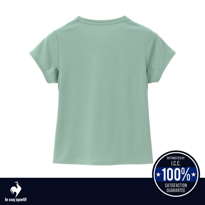 le coq sportif เสื้อเทรนนิ่ง [Cooling] กัน UV (UPF50+) ออกกำลังกาย ผู้หญิง สีเขียว ICCSHOPPING