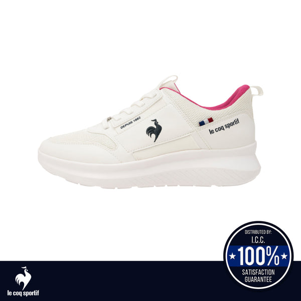 le coq sportif รองเท้าผู้หญิง รุ่น  LCS MARNE สีขาว (รองเท้าผ้าใบ, แฟชั่น, ผูกเชือก, ผ้าใบผู้หญิง) ICCSHOPPING