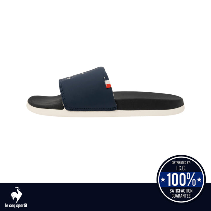 le coq sportif รองเท้าแตะชาย-หญิง รุ่น LCS SLIDE สีกรม-ดำ (รองเท้า, sandals, Sport, Unisex, lecoq) ICCSHOPPING