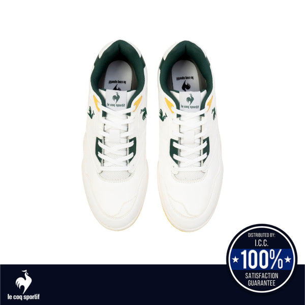 le coq sportif รองเท้าชาย-หญิง รุ่น LCS T 1100 สีขาว-เขียว (รองเท้าผ้าใบ,แฟชั่น,แบบผูกเชือก, Unisex) Le Coq Sportif