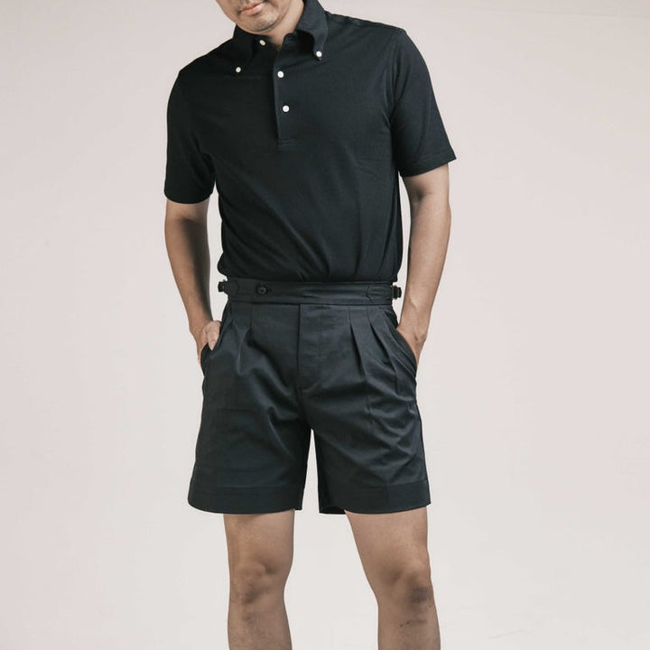 era-won POLO SLIM-FIT Collection "Brother" สี Black era-won