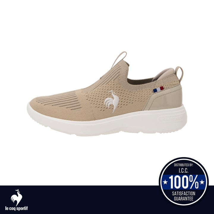 le coq sportif รองเท้าผู้หญิง รุ่น  LA RHONE  FK II สีเบจ (รองเท้าผ้าใบ,แฟชั่น,สลิปออน,ผ้าใบผู้หญิง) ICCSHOPPING