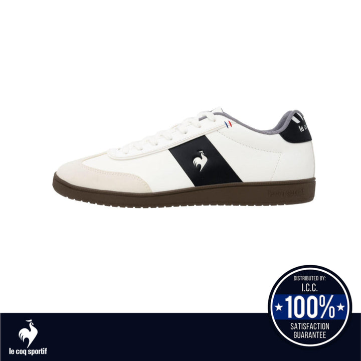 le coq sportif รองเท้าชาย-หญิง รุ่น LCS GARE III สีขาว (รองเท้าผ้าใบสีดำ,แฟชั่น,แบบผูกเชือก,Unisex) ICCSHOPPING