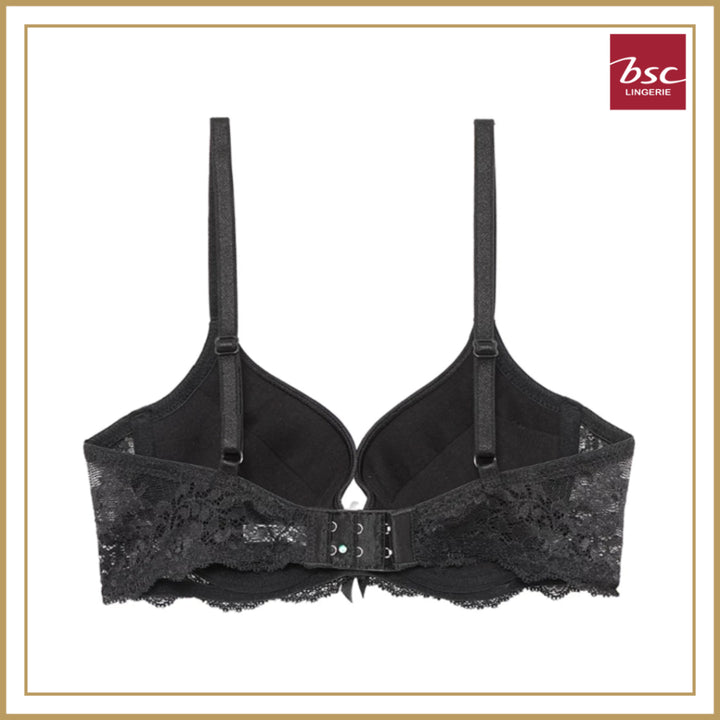 BSC Lingerie ชุดชั้นในลูกไม้เซ็กซี่ รูปแบบ MOLD BRA ฟองน้ำดันทรง มี PAD เสริม รุ่น BB6411_R25