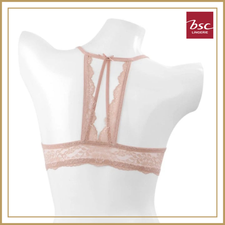 BSC Lingerie ชุดชั้นในลูกไม้เซ็กซี่ โชว์หลัง ติดตะขอหน้า มีให้เลือก 2 สี รุ่น BB6425 