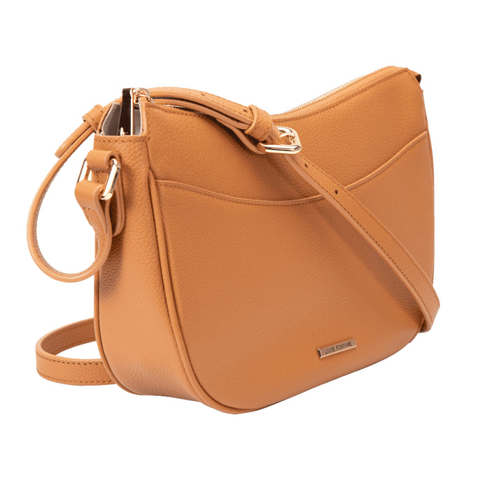 Louis Fontaine กระเป๋าสะพาย Cross Body รุ่น FLARE - สีน้ำตาล 