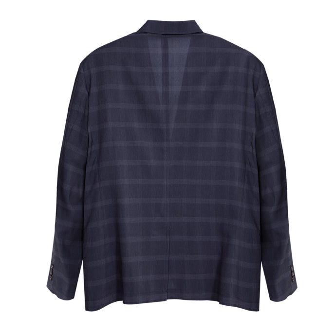 ARROW PROFREX SUIT JACKET เบา สบาย ไม่ยับ แค่ลูบก็เรียบ - เสื้อสูท แขนยาว ทรง SMART ลายตารางสีเทา MUCM168-GY 