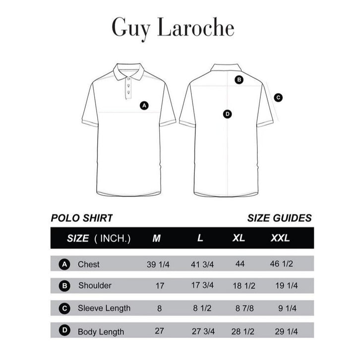 Guy Laroche เสื้อโปโลแขนสั้น พิมพ์ลาย ทรง EXTRA FIT รุ่น BKL7301S5 