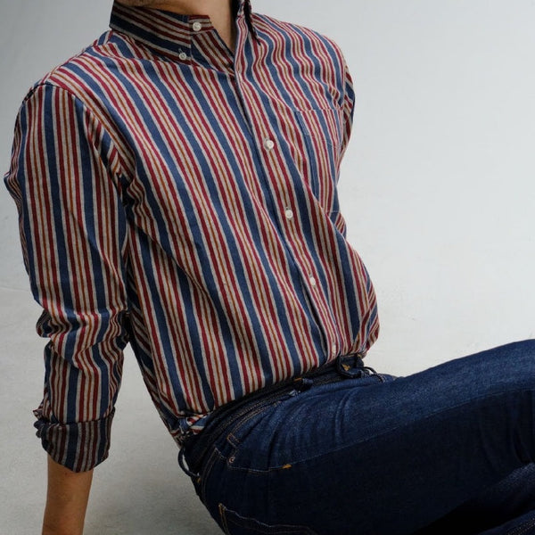 era-won Premium Quality เสื้อเชิ้ต คอปก Dress shirt Regular Shirt แขนยาว สี Jonhy Walker ICCSHOPPING