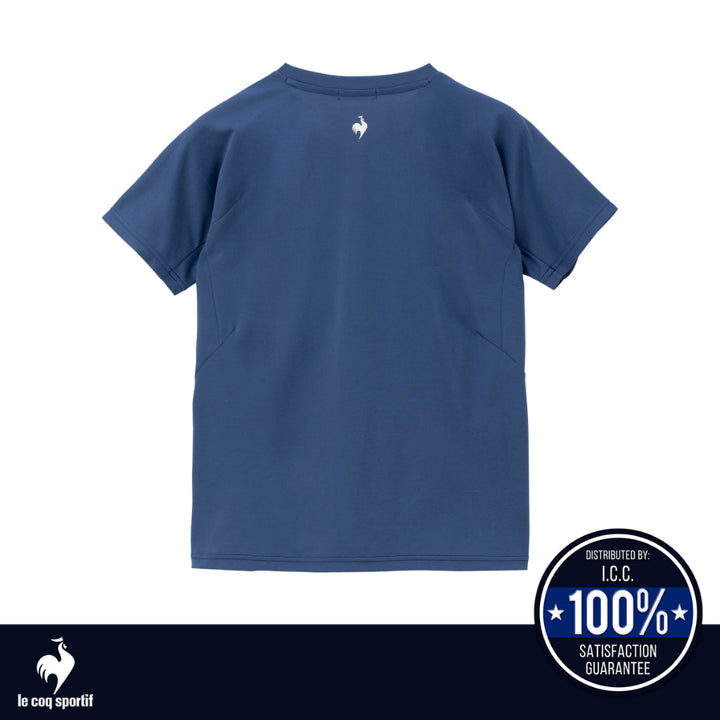 เสื้อเทรนนิ่งลดคราบเหงื่อ ออกกำลังกาย ผู้หญิง สีฟ้า (T-shirt, เสื้อยืด, เสื้อออกกำลังกาย, lecoq) ICCSHOPPING
