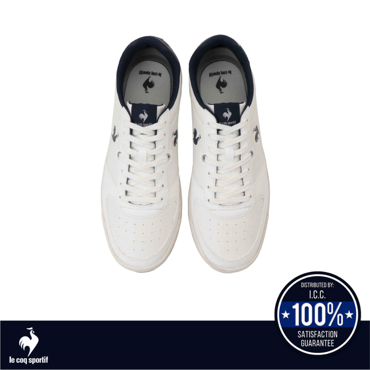 le coq sportif รองเท้าชาย-หญิง รุ่น LCS GRAND EST CL สีขาว-น้ำเงิน (รองเท้าผ้าใบ, รองเท้าผูกเชือก) ICCSHOPPING