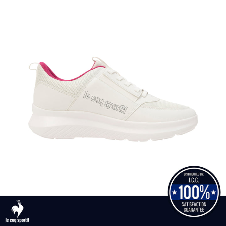 le coq sportif รองเท้าผู้หญิง รุ่น  LCS MARNE สีขาว (รองเท้าผ้าใบ, แฟชั่น, ผูกเชือก, ผ้าใบผู้หญิง) ICCSHOPPING