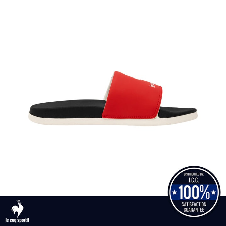 le coq sportif รองเท้าแตะชาย-หญิง รุ่น LCS SLIDE สีแดง-ดำ (รองเท้า, sandals, Sport, Unisex, lecoq) ICCSHOPPING