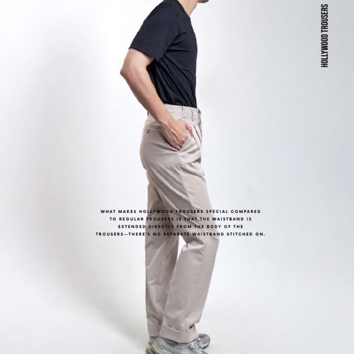 era-won กางเกงขายาว รุ่น Hollywood Trousers สี Khaki ICCSHOPPING