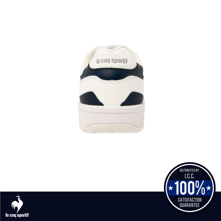 le coq sportif รองเท้าชาย-หญิง รุ่น LCS T 1100 สีขาว-กรม (รองเท้าผ้าใบ, แฟชั่น, แบบผูกเชือก, Unisex) ICCSHOPPING