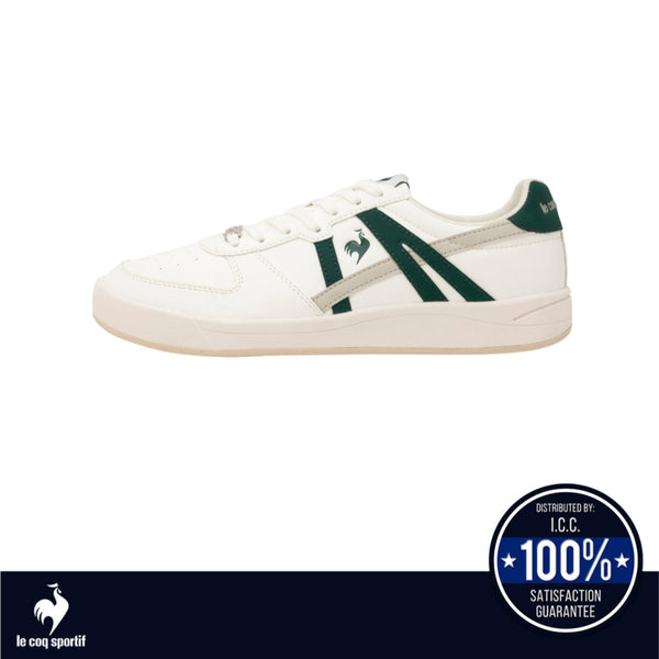 le coq sportif รองเท้าชาย-หญิง รุ่น LCS GRAND EST CL CLASSIC สีขาว-เขียว (รองเท้าผ้าใบแฟชั่น) ICCSHOPPING