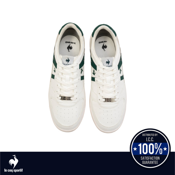 le coq sportif รองเท้าชาย-หญิง รุ่น LCS GRAND EST CL CLASSIC สีขาว-เขียว (รองเท้าผ้าใบแฟชั่น) ICCSHOPPING