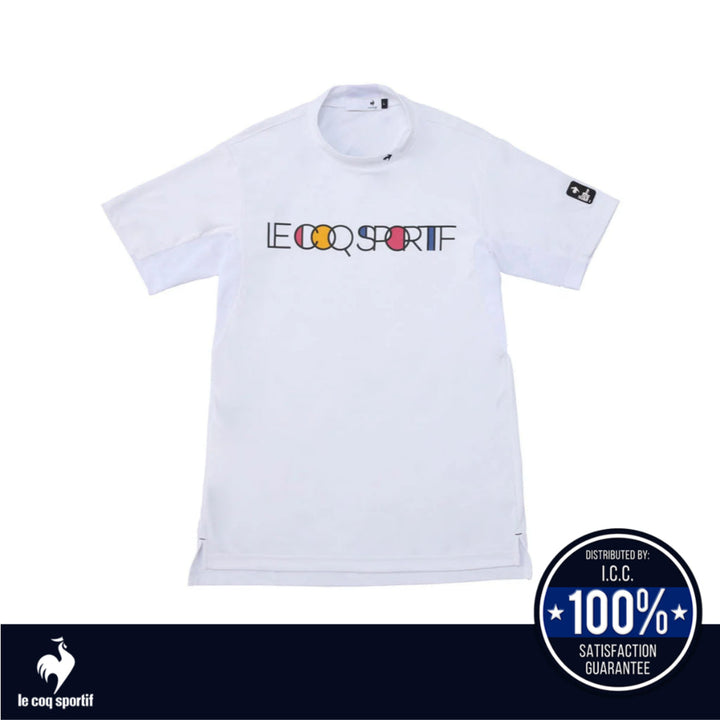 Le Coq Sportif Golf เสื้อกอล์ฟแขนสั้น คอตั้ง ผู้ชาย ICCSHOPPING