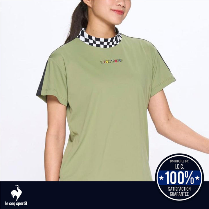 Le Coq Sportif Golf เสื้อกอล์ฟคอตั้งแขนสั้นผู้หญิง ICCSHOPPING