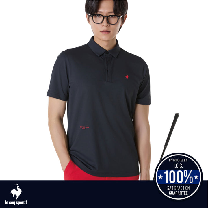 Le Coq Sportif Golf เสื้อโปโลกอล์ฟผู้ชาย แขนสั้น Le Coq Sportif