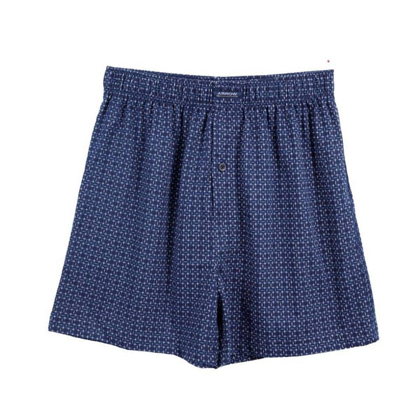 [ NEW ITEM ] ARROW BOXER SHORTS กางเกงบ๊อกเซอร์ชาย พิมพ์ลาย สีกรม MXWX119 ICCSHOPPING