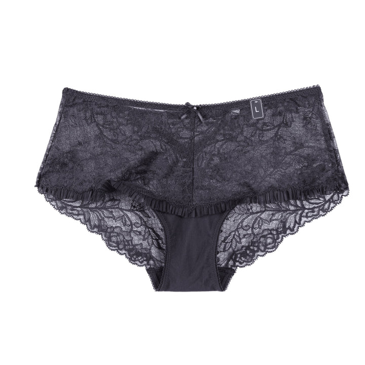 BSC กางเกงในแบรนด์BSC Lingerie รูปแบบ BOY LEG ผ้าตาข่ายแต่งลูกไม้ รุ่น BU5112 ICCSHOPPING