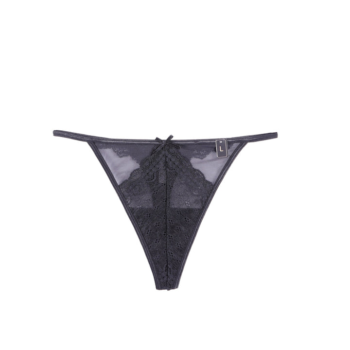 BSC กางเกงในแบรนด์BSC Lingerie รูปแบบ G-STRING ผ้าตาข่ายแต่งลูกไม้ รุ่น BU8379 ICCSHOPPING