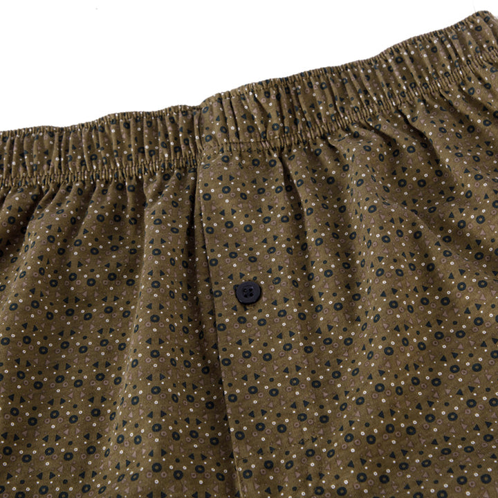 ARROW LITE BOXER SHORTS กางเกงบ๊อกเซอร์ชาย พิมพ์ลาย สีน้ำตาล  รุ่น ZX611BR ICCSHOPPING