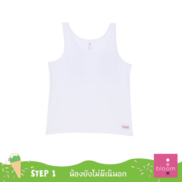 Wacoal Bloom Step 1 ชุดชั้นในสำหรับเด็ก เสื้อกล้ามตัวยาว รุ่น WH6C08