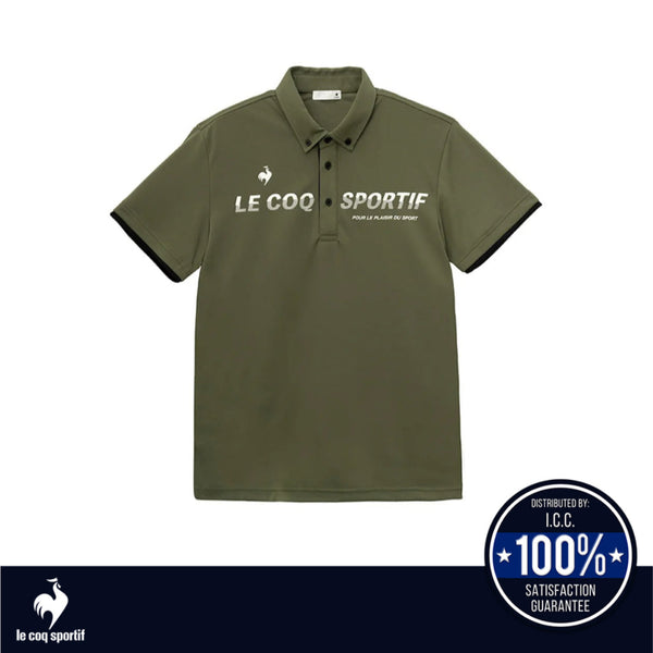 LE COQ SPORTIF เสื้อโปโลแขนสั้นผู้ชาย UV Protection ICCSHOPPING
