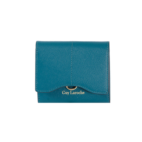 Guy Laroche กระเป๋าสตางค์ผู้หญิง 3 พับสั้น สีเขียว รุ่น AGP09112S6GRS ICCSHOPPING