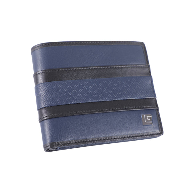 Guy Laroche กระเป๋าสตางค์ผู้ชาย หนังนิ่ม 8 การ์ด สีกรมท่า รุ่น MGW08718S6NVS