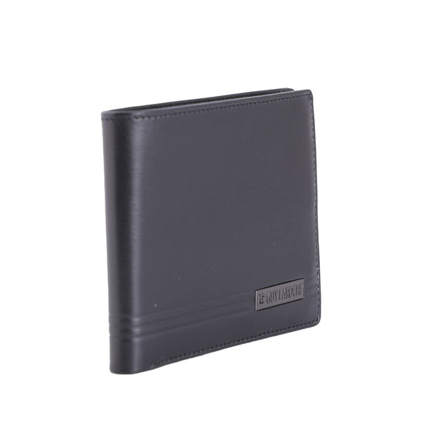 Guy Laroche กระเป๋าสตางค์ผู้ชาย หนังนิ่ม 8 การ์ด สีดำ รุ่น MGW08818S6BLS ICCSHOPPING