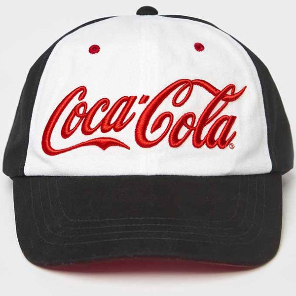 Coca Cola Baseball Cap era-won สำหรับคุณผู้ชาย และ คุณผู้หญิง สีดำ/ขาว ICCSHOPPING