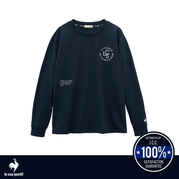 Le Coq Sportif เสื้อยืดแขนยาวผู้หญิง Helanca Sunscreen NIR ICCSHOPPING