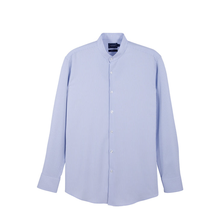 ARROW Microtech Shirt  เบา สบาย ไม่ยับ ถอดปกได้ - เสื้อเชิ้ตแขนยาว ทรง SMART สีฟ้า MACM422-BU ICCSHOPPING