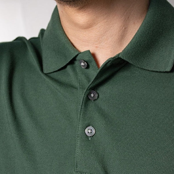 era-won เสื้อโปโลเอราวอนแขนยาว POLO สำหรับคุณผู้ชาย สี Tony Green-Draft ICCSHOPPING