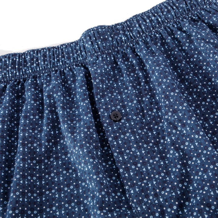 ARROW LITE BOXER SHORTS กางเกงบ๊อกเซอร์ชาย พิมพ์ลาย สีกรมท่า  รุ่น ZX611NV ICCSHOPPING