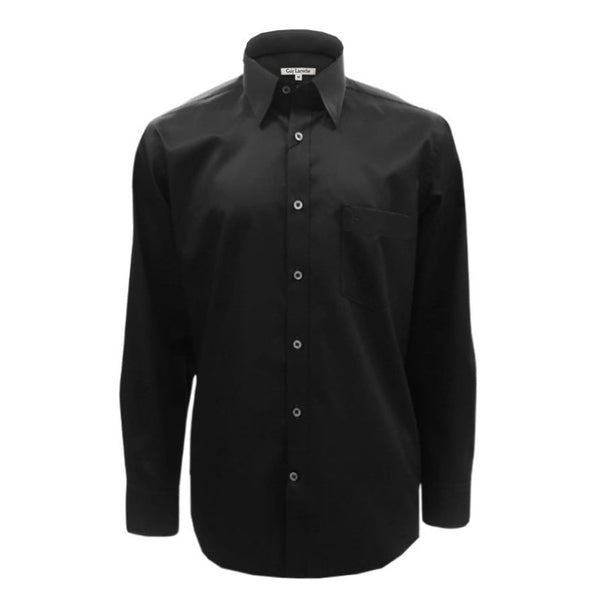 Guy Laroche เสื้อเชิ้ตแขนยาวสีดำ Cotton/Polyester ทรง SLIM FIT รุ่น BAB6270P5 ICCSHOPPING