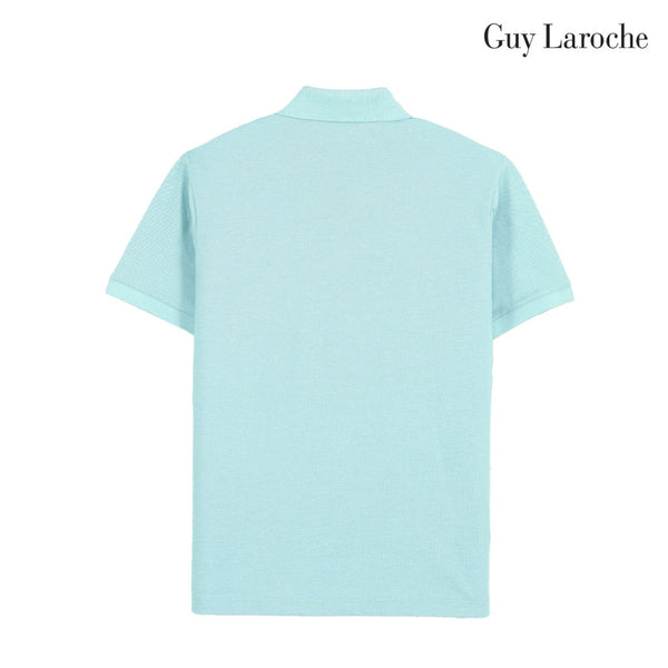 Guy Laroche เสื้อโปโลแขนสั้น สีเขียว เนื้อผ้า Cotton Polyester Spandex ทรง Slim Fit รุ่น BKL6303S6LR Guy Laroche