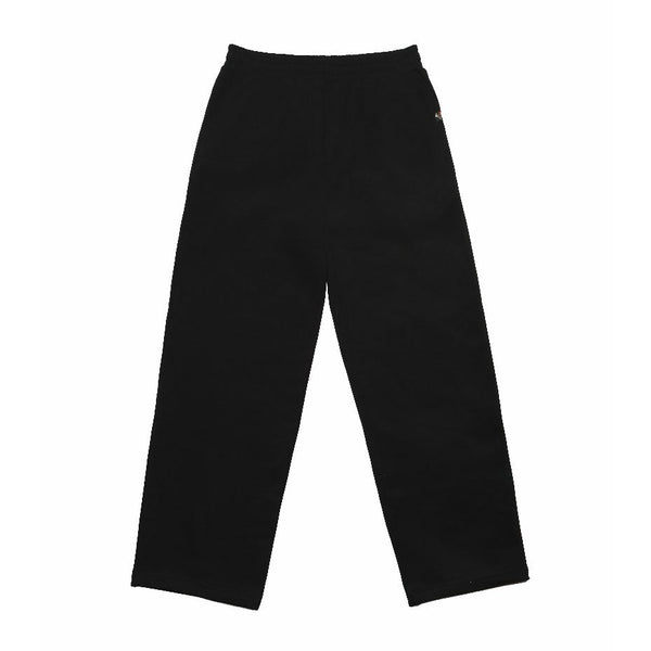 era-won TERRY SWEATPANTS กางเกงขายาวทรงกระบอก ผ้าหนา สำหรับคุณผู้ชาย สีดำ