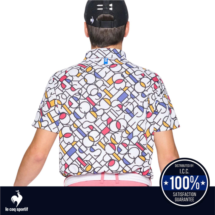 Le Coq Sportif Golf เสื้อโปโลกอล์ฟผู้ชาย แขนสั้น ICCSHOPPING
