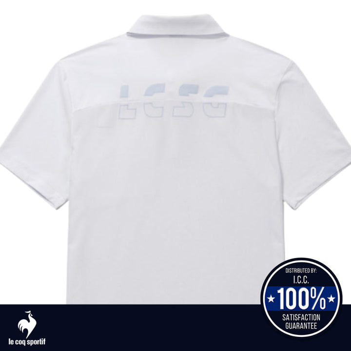 Le Coq Sportif Golf เสื้อโปโลกอล์ฟผู้ชาย แขนสั้น (เสื้อกอล์ฟ, เสื้อแขนสั้นผู้ชาย, เสื้อกันแดดกอล์ฟ) ICCSHOPPING